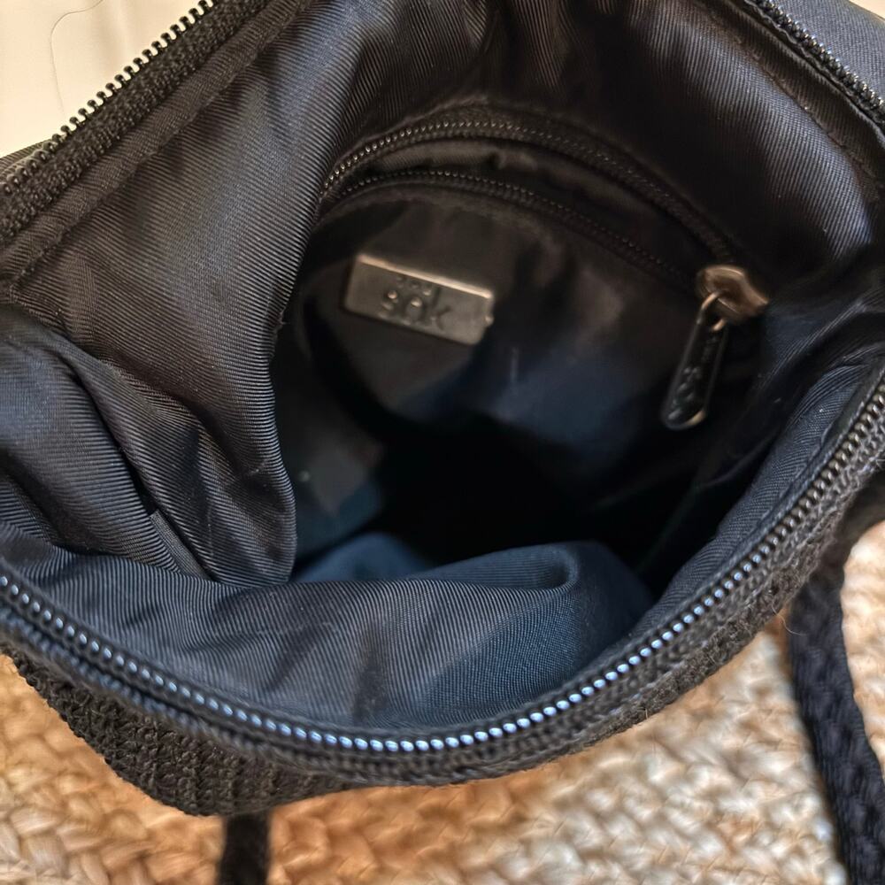 The Sak Josie Crochet Mini Crossbody Bag – Classic Boho Black - Picture 4 of 4